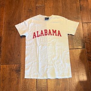 MV Sport White Tee with Red Print